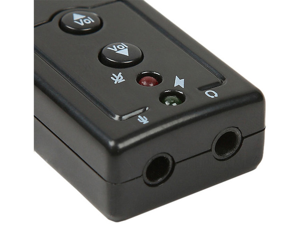 Zvočna kartica usb 7.1 mikrofon za slušalke