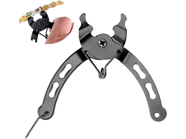 Pliers spanner to unbolt bicycle chain pinchers
