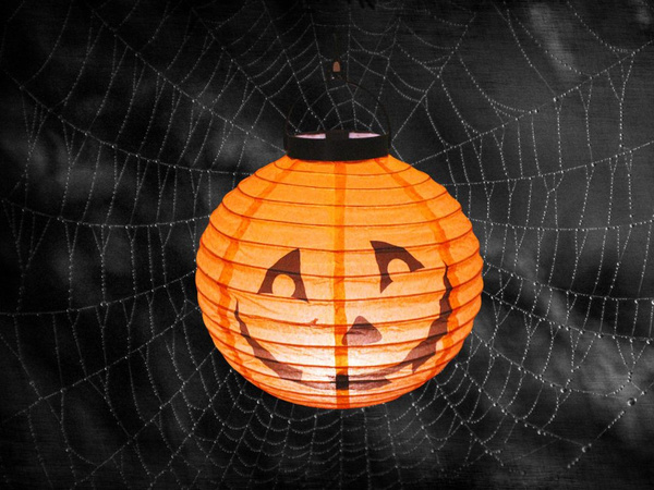 Lampijon buče vodil žareče dekoracijo halloween papirja dekoracijo