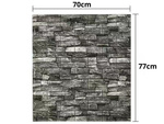Paneles de pared 3d ladrillo gris papel pintado autoadhesivo decorativo de espuma