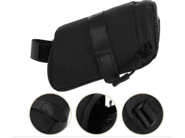 Under-saddle waterproof bicycle bag under-saddle pouch