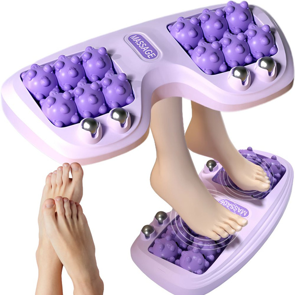 Foot massage plastic roller 2x3 massage balls with metal balls