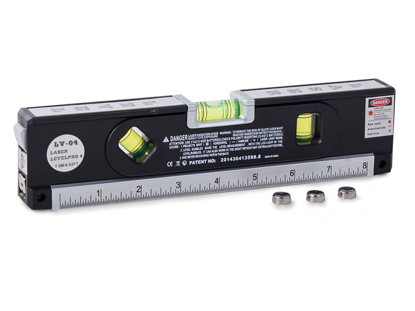Niveau laser avec éclairage led 24 cm