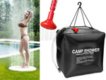 Solar camping shower 40l field tourist shower with hose set