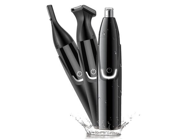 Trimer za ušesa in nos odstranjevalec dlak brivnik za oblikovanje brade obrvi 3v1 aku