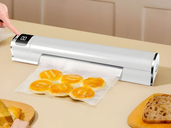 Vakuuminis maisto užsandarinimo įrenginys + 10 maisų rinkinys