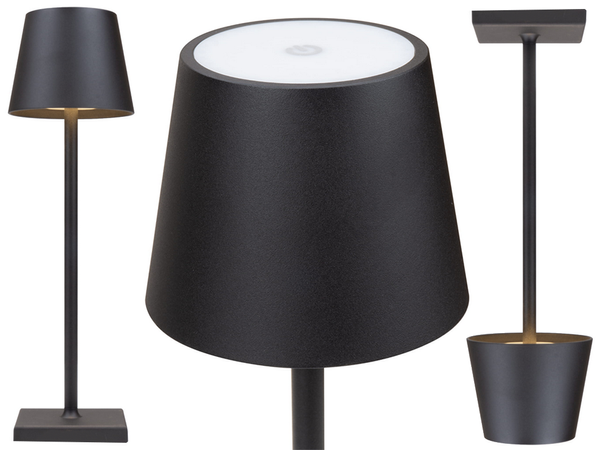 Galda nakts gaismas pieskārienu lampa 3 soļu augsta bezvadu usb