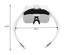 Lampe frontale loupe avec 4 leds lampe frontale de précision 3.5 professionnelle