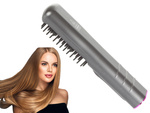 Hair straightening brush 2in1 electric cordless