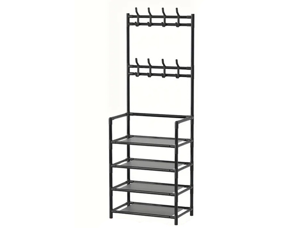5-storey metal haina rack pantofi genți de mână loft dulap