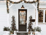 Christmas decorative garland wall decoration door decoration christmas decorations
