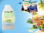 Bolsa de viaje para calcetines organizador de avión impermeable para viajes