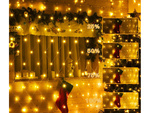 Valguskuvar 160led jõulutuled usb pilot valge valge 2x2.6m