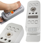 Elektrisches fussmassagegerät wärmend hämmernd vibrierend