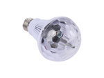 Led spuldze rgb rotējošais e27 disko bumba