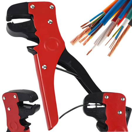 Insulation stripper, cable pliers, wire cutter, 2-in-1 tool