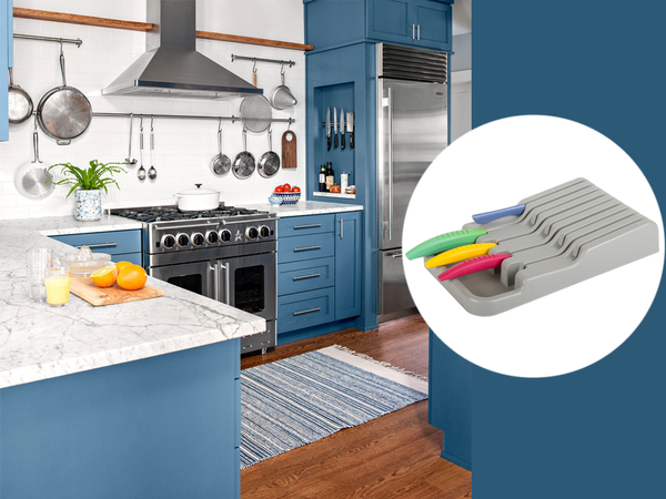 Knife drawer organiser 9 compartments insert