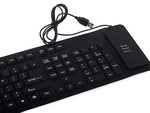 Silicona goma teclado negro usb numérico