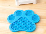 Anti-stress tray licking mat for dog paw