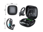 Bluetooth wireless sports headphones for on-ear running training
