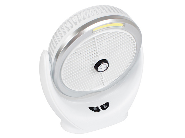 Kabelloser tischventilator schnurloser tischventilator wiederaufladbares led-licht