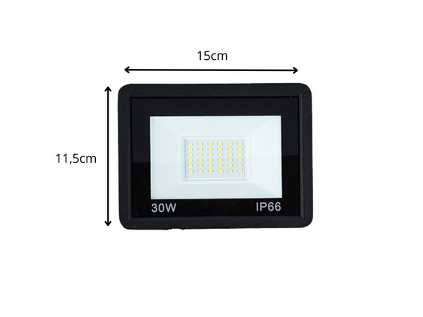 Floodlight halogen spotlight led 30w 6000k outdoor waterproof ip66