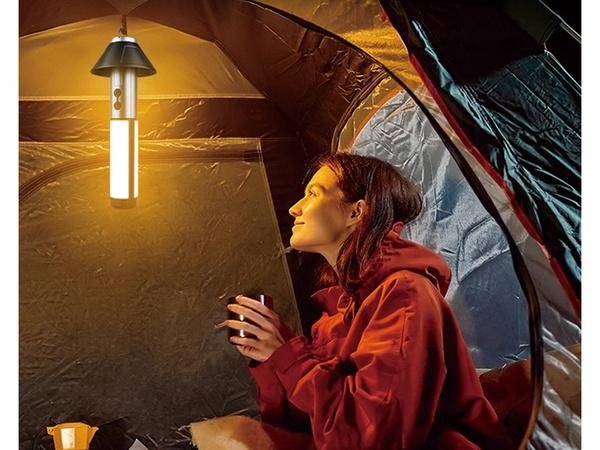 Turistų šviesos kempingo žibintuvėlis daugiafunkcinis teleskopinis led palapinė