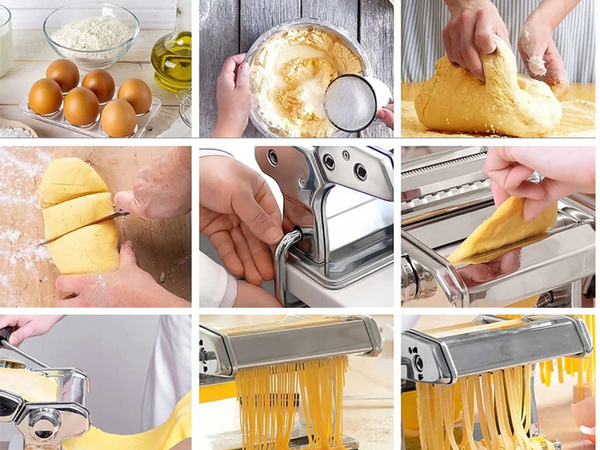 Aparat de fabricat pasta de casă ușor de utilizat din oțel inoxidabil reglabil