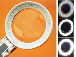 Magnifying glass cosmetic reading lamp illumination 20 led