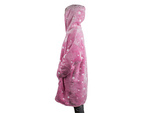Teplá mikina oversize deka xxl 2v1 hrubý fleece