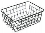 Loft metal wire organiser basket for kitchen fruit basket black large