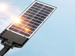 Lámpara led solar sensor de movimiento crepúsculo control remoto farola luz de la noche