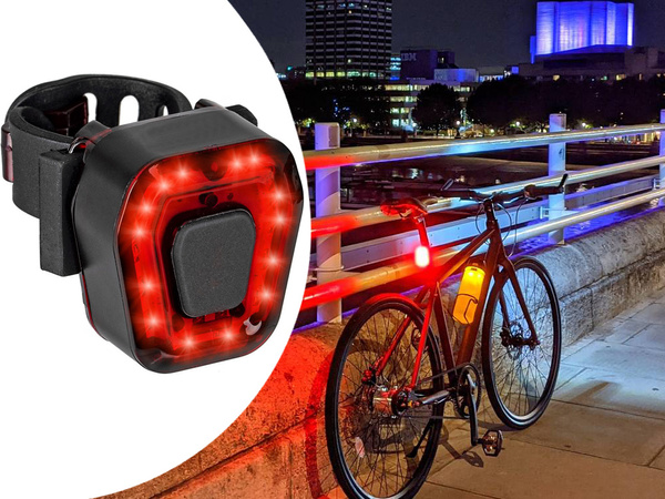 Jalgratta tagumine valgus 14 led jalgratta jaoks punane valgus tugev tagumine usb aku