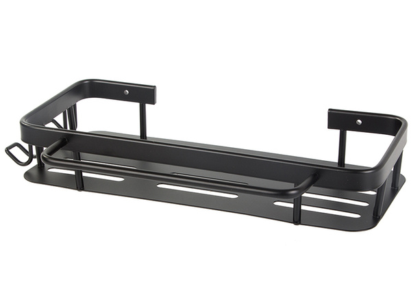 Estanteria baño percha baño cocina colgante metal negro