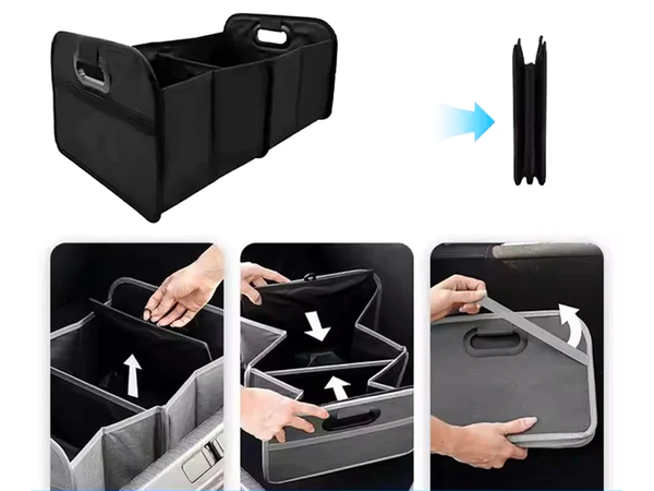Organizador grande para el maletero de un coche caja rígida