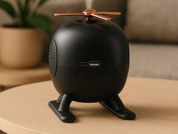 Bluetooth garsinis su aromaterapijos žadintuvu led naktinė lemputė kvapioji laikmatis