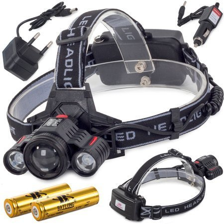 Bailong led headlamp cree xml-t6 2x xp-e