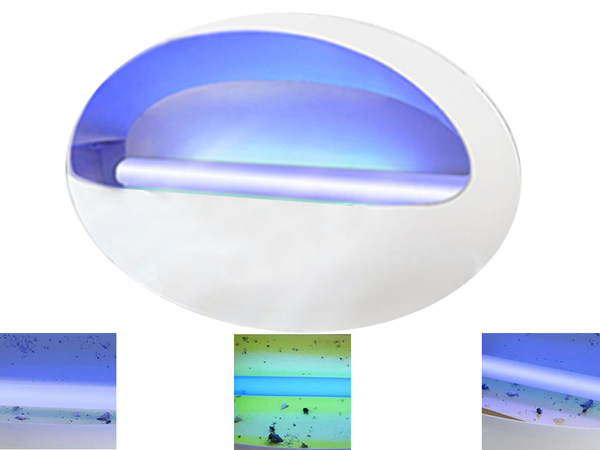 Led uv insekticīda lampa odiem moskītu moskītu mušas kukaiņu slazds lipīga klusa