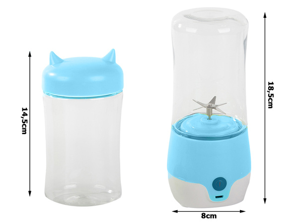 Licuadora portátil para smoothie usb inalámbrica taza recipiente para cócteles