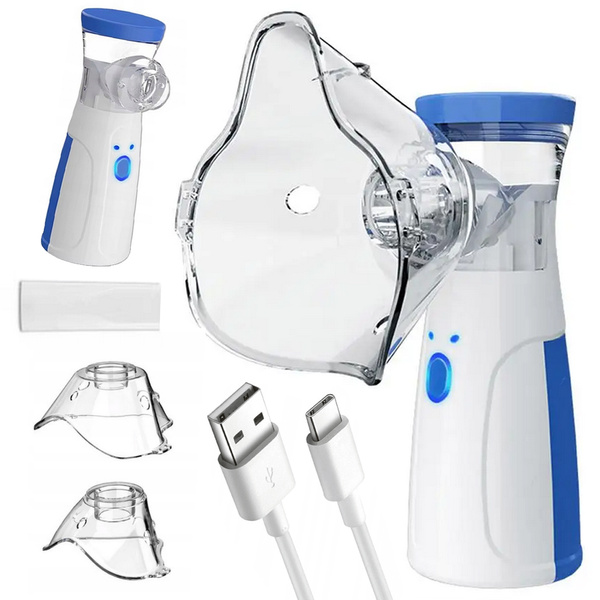 Inhaler nebuliser mesh portable wireless silent mask