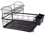 Double-deck drainer with tray