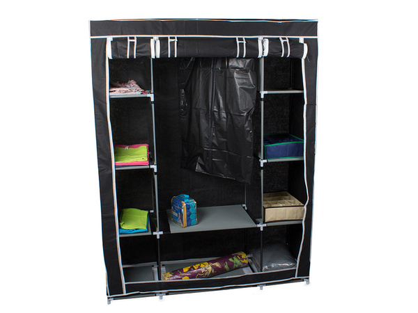 Textile folding wardrobe
