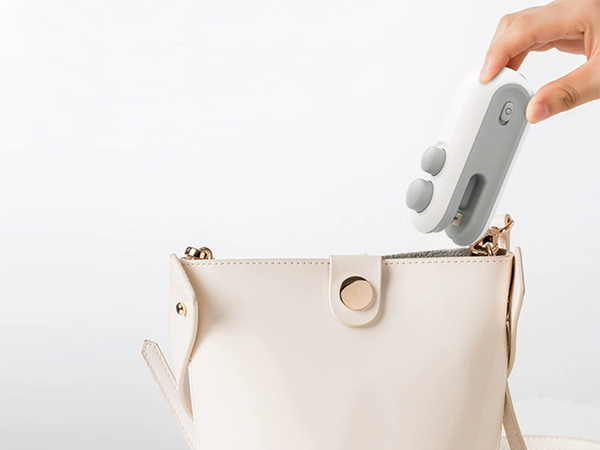 Selladora abridor de láminas inalámbrico con usb y imán 2 en 1