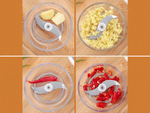 Electric vegetable chopper for herbs