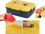Lunchbox mic dejun container prânz cu compartimente tacâmuri