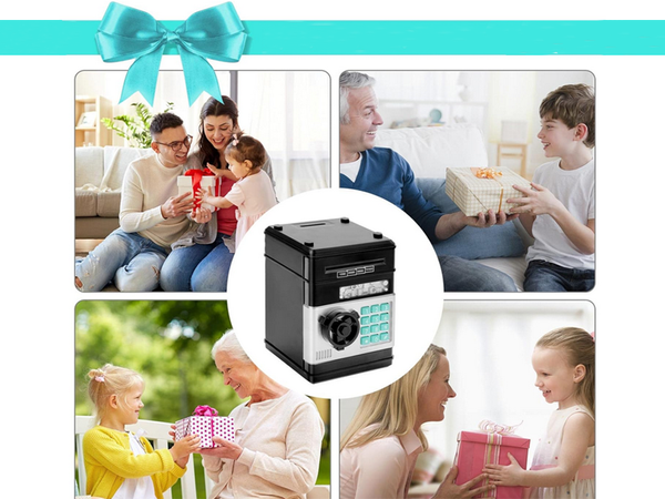 Money box cash machine access code banknotes