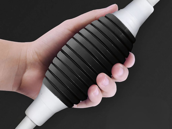 PUMP FOR DRAINING FUEL WATER OIL OIL HAND PUMP SET 2M HOSE CLAMPS