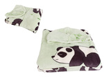 Cald panda hanorac oversize pătură xxl 2in1 blană groasă moale cu glugă