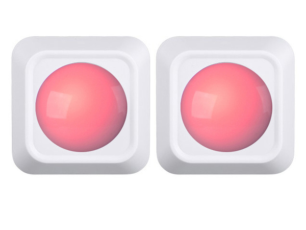 Belaidis rgb vadovaujama naktinė šviesa nuotolinio valdymo pultas 2 vnt.