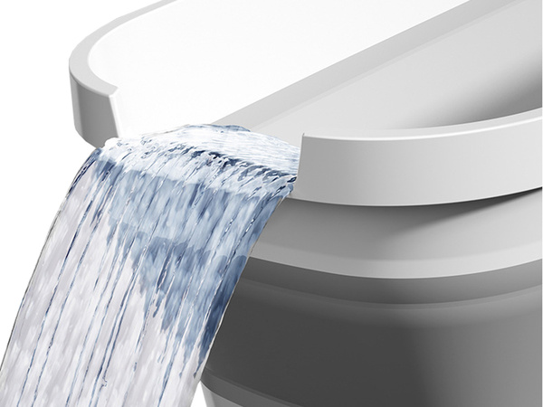 Silikonska zložljiva posoda velika košara za perilo kompaktna potovalna 10l